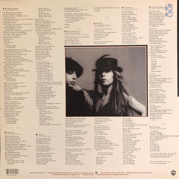Rickie Lee Jones : Pirates (LP, Album, All)