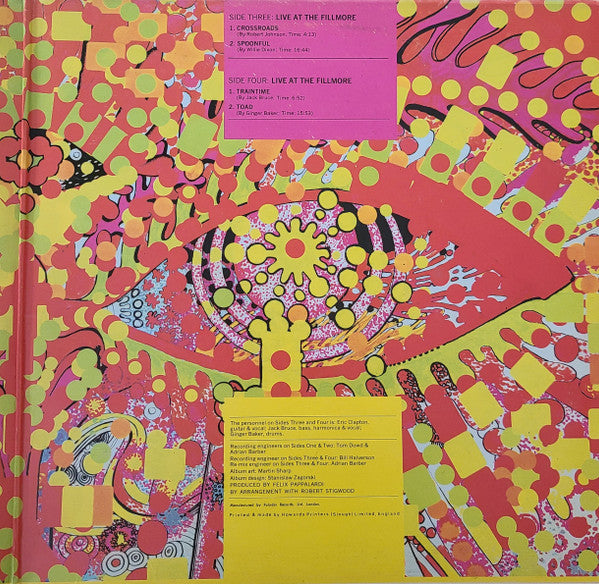 Cream (2) : Wheels Of Fire (2xLP, Album, RE)