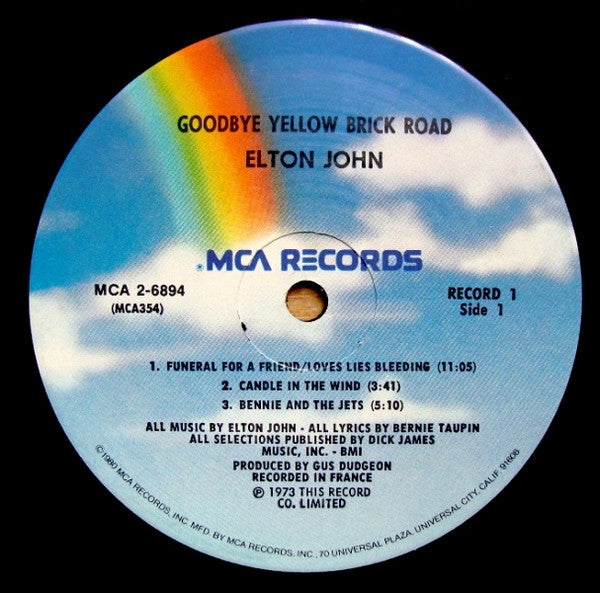 Elton John : Goodbye Yellow Brick Road (2xLP, Album, RE)