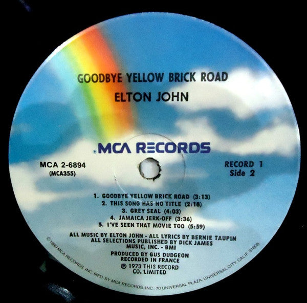 Elton John : Goodbye Yellow Brick Road (2xLP, Album, RE)