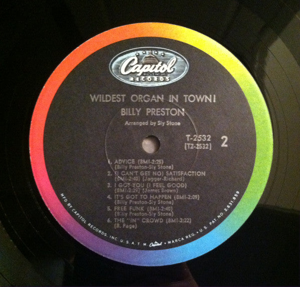 Billy Preston : Wildest Organ In Town! (LP, Album, Mono, Scr)