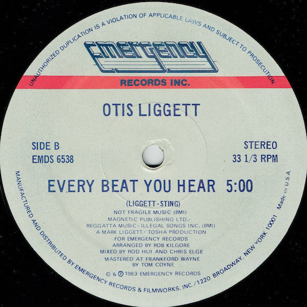 Otis Liggett : Every Breath You Take (12")