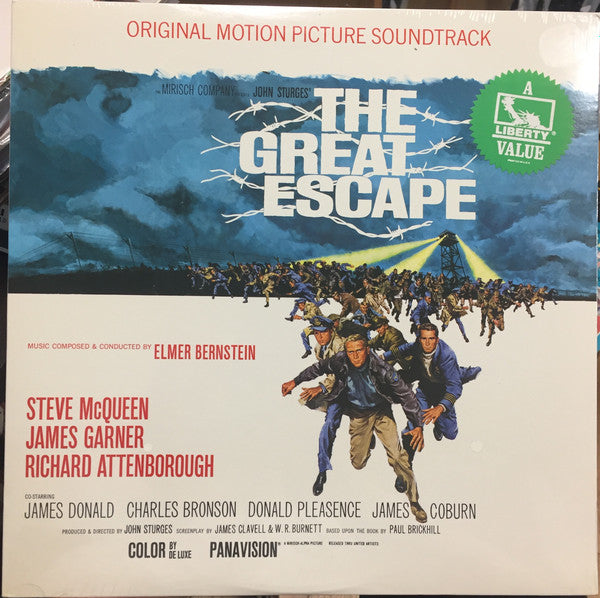 Elmer Bernstein : The Great Escape  (Original Motion Picture Soundtrack) (LP, RE)