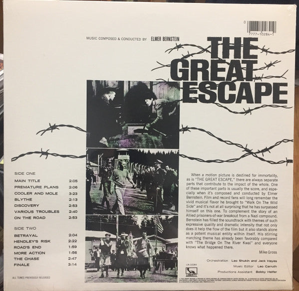 Elmer Bernstein : The Great Escape  (Original Motion Picture Soundtrack) (LP, RE)