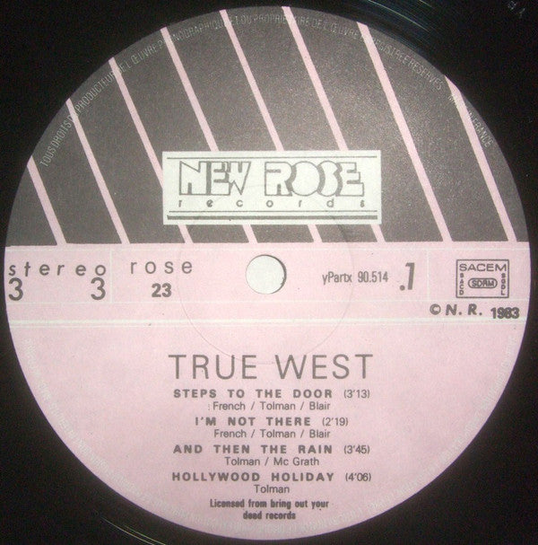 True West : Hollywood Holiday (LP, Comp)