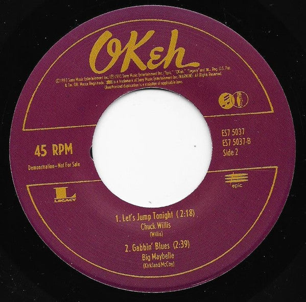 Various : The OKeh Rhythm & Blues Story Sampler: 1949-1957 (7", Promo + CD, Smplr)
