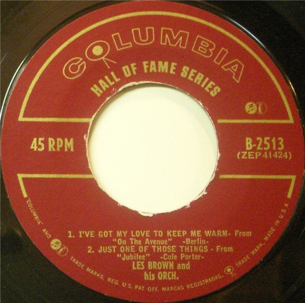 Les Brown And His Orchestra : I've Got My Love To Keep Me Warm (7", EP)