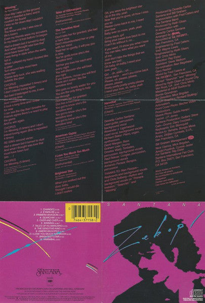 Santana : Zebop! (CD, Album, RE)