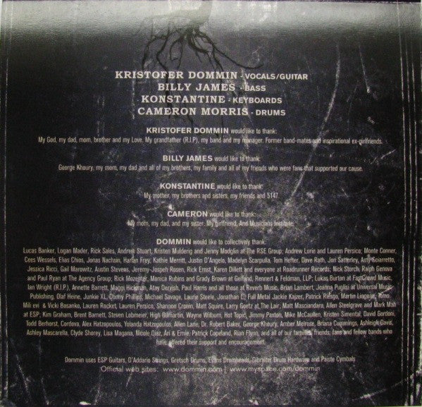 Dommin : Love Is Gone (CD, Album)