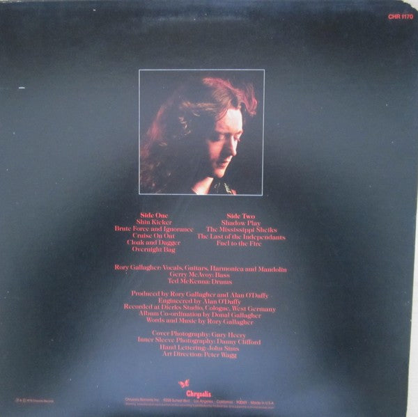 Rory Gallagher : Photo-Finish (LP, Album, San)