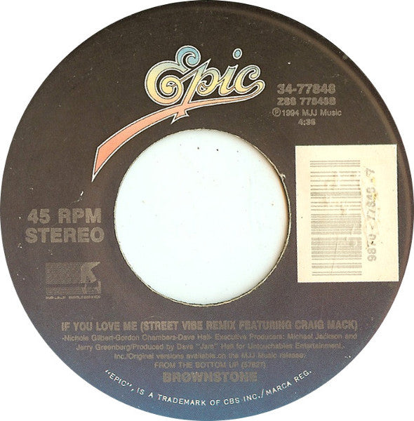 Brownstone : I Can't Tell You Why (7")