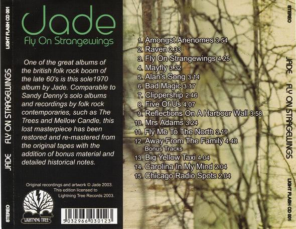 Jade (35) : Fly On Strangewings (CD, Album, RE, RM, Jew)