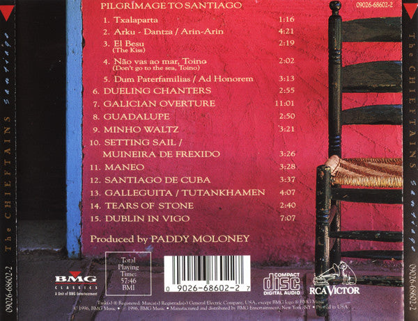 The Chieftains : Santiago (CD, Album)