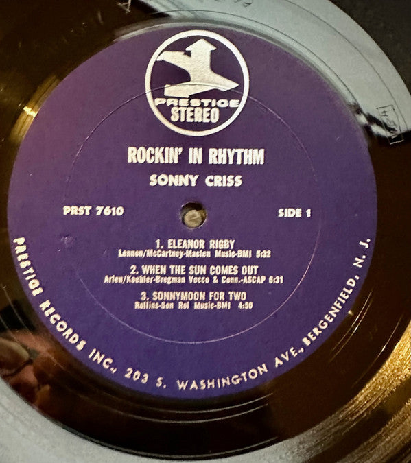 Sonny Criss : Rockin' In Rhythm (LP, Album)