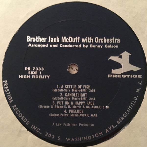 Brother Jack McDuff : Prelude (LP, Album, Mono)