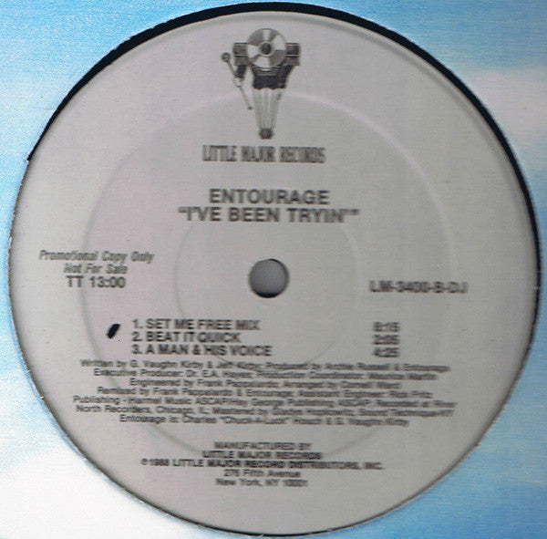 Entourage (3) : I've Been Tryin' (12", Promo)
