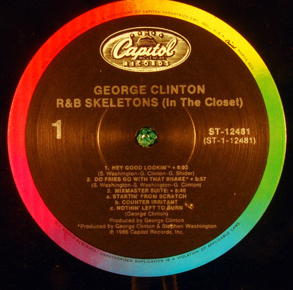 George Clinton : R&B Skeletons In The Closet (LP, Album, All)