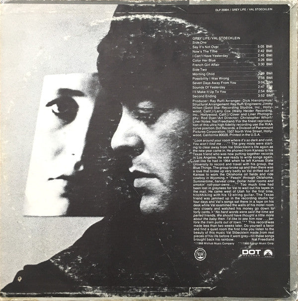 Val Stoecklein : Grey Life (LP, Album)
