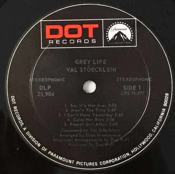 Val Stoecklein : Grey Life (LP, Album)