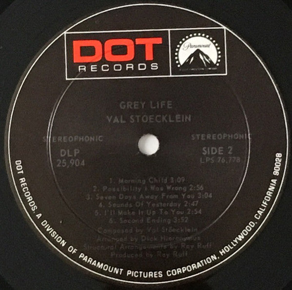 Val Stoecklein : Grey Life (LP, Album)