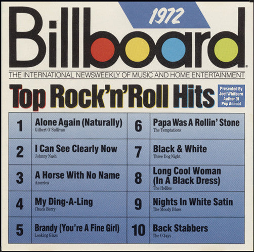 Various : Billboard Top Rock'N'Roll Hits - 1972 (CD, Comp, RM)