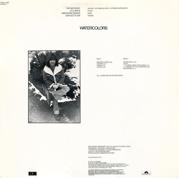 Pat Metheny : Watercolors (LP, Album, Pit)