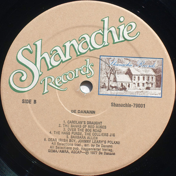 De Danann : Selected Jigs Reels & Songs (LP, Album)
