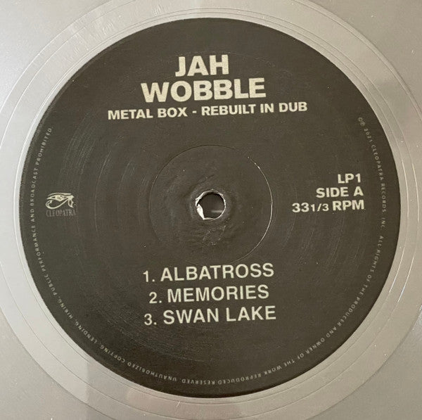 Jah Wobble : Metal Box - Rebuilt In Dub (2xLP, Album, Ltd, Sil)