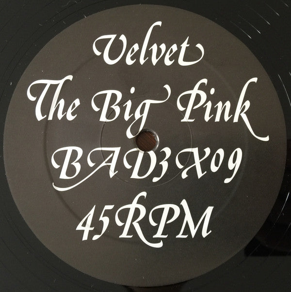 The Big Pink : Velvet (12")