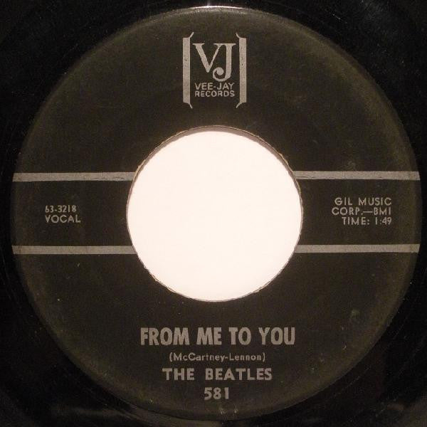 The Beatles : Please Please Me (7", Single, Bla)