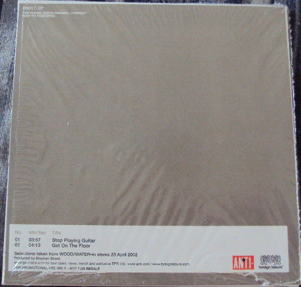 The Promise Ring : Wood/Water (CD, Promo, Smplr)