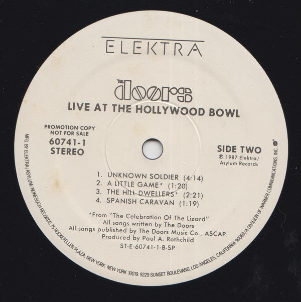The Doors : Live At The Hollywood Bowl (LP, EP, Promo, SP )