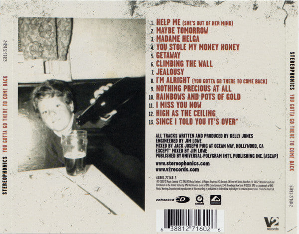 Stereophonics : You Gotta Go There To Come Back (CD, Album, Enh)