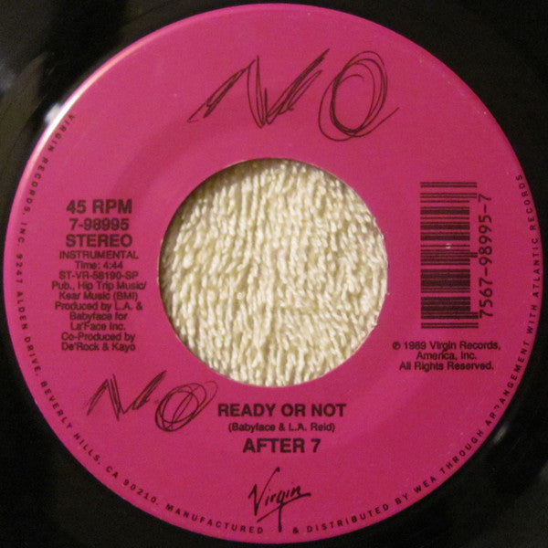 After 7 : Ready Or Not (7", Single)
