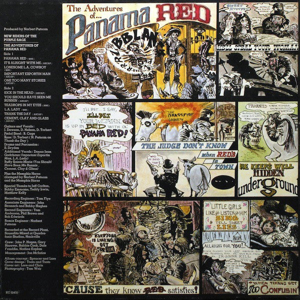 New Riders Of The Purple Sage : The Adventures Of Panama Red (LP, Album, RE, Gat)