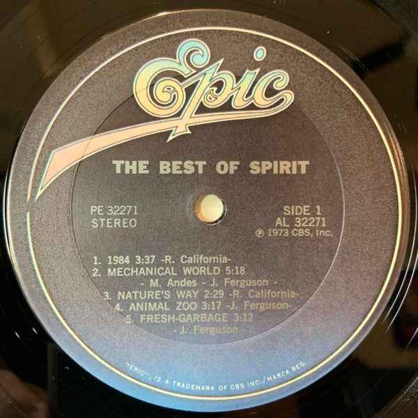 Spirit (8) : The Best Of Spirit (LP, Comp, RE)