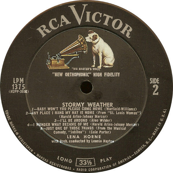 Lena Horne : Stormy Weather (LP, Album, Mono)