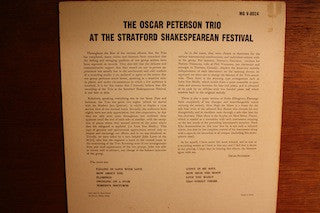 The Oscar Peterson Trio : At The Stratford Shakespearean Festival (LP, Album, RP)