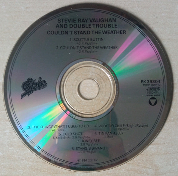 Stevie Ray Vaughan & Double Trouble : Couldn't Stand The Weather (CD, Album, RE)