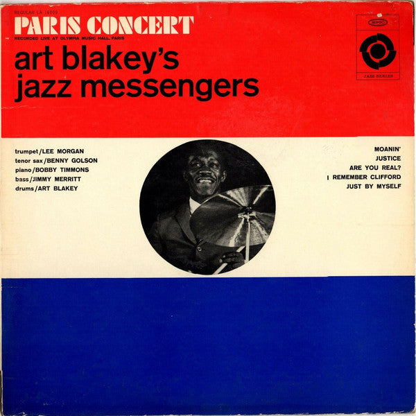 Art Blakey & The Jazz Messengers : Paris Concert (LP, Album, Mono)