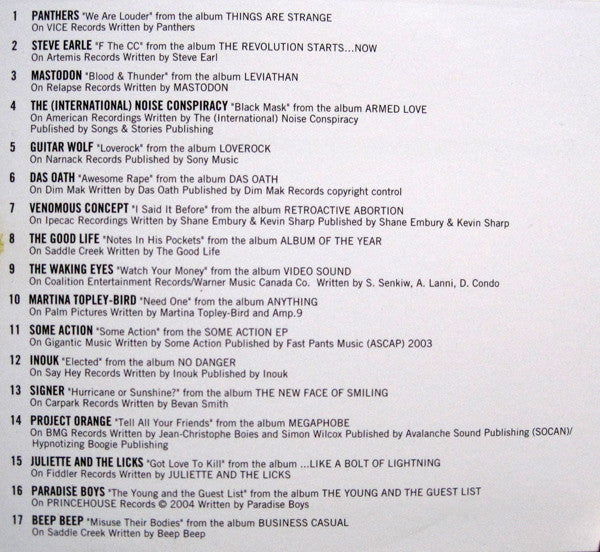 Various : Vice CD Presented By We #7 (CD, Comp, Dig)