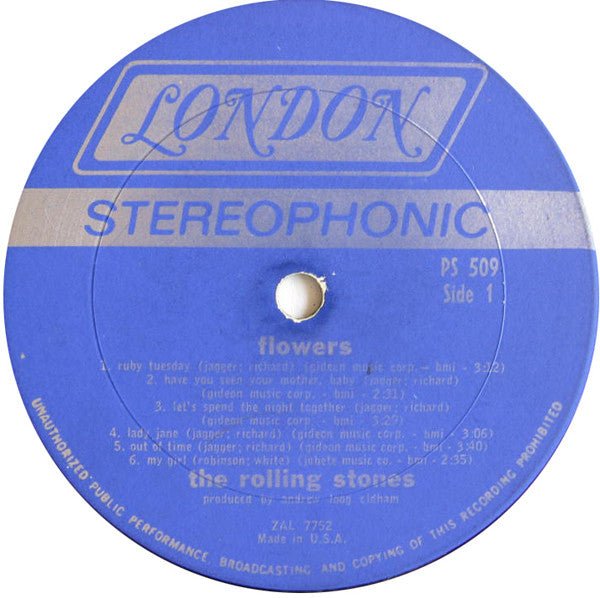 The Rolling Stones : Flowers (LP, Comp)