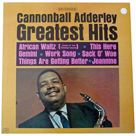 Cannonball Adderley : Greatest Hits (LP, Comp, Mono)