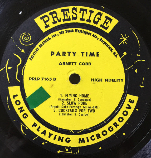 Arnett Cobb : Party Time (LP, Album, Mono)