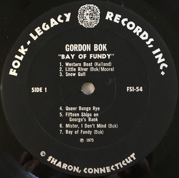 Gordon Bok : Bay Of Fundy (LP, Album)