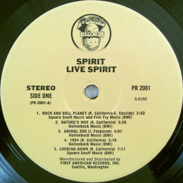 Spirit (8) : Live Spirit (LP, Album)