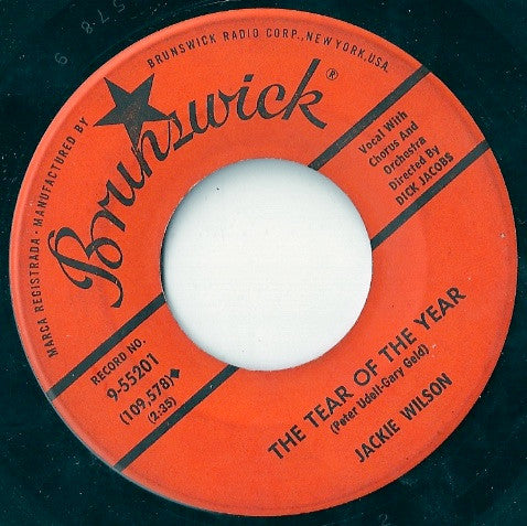 Jackie Wilson : My Empty Arms  (7", Pin)