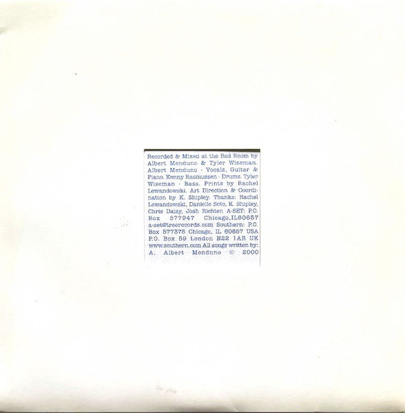 A-Set : Blue Room (7", Blu)