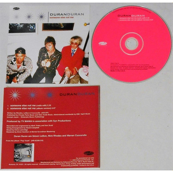 Duran Duran : Someone Else Not Me (CD, Single, Promo)