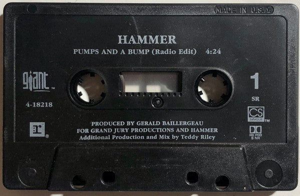 MC Hammer : Pumps And A Bump (Cass, Single, SR,)